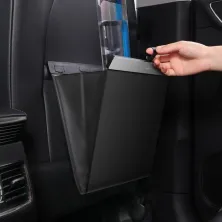 Автомобільний органайзер Baseus Large Garbage Bag for Back Seat контейнер для сміття на спинку сидіння Чорний