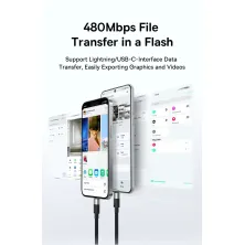Кабель Baseus StarSpeed Series 3-in-1 Fast Charging Data Cable USB to Lightning+Type-C+MicroUSB 100W 1.5m Черный