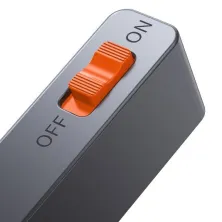 USB-хаб Baseus 6in1 Magic Multifunctional Type-C with a Retractable Clip Type-C to USB3.0, Type-C, 4KHDMI, AUX, TF, SD Сірий