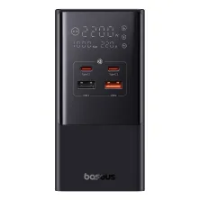 Сетевое зарядное устройство Baseus PowerCombo Tower PowerStrip 100W 2AC+2USB+2Type-C 5A Черный