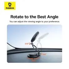 Автодержатель для телефона магнитный Baseus MagPro Series II Magnetic Car Mount на торпедо Черный