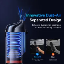 Аккумуляторный пылесос Baseus A5 Car Vacuum Cleaner 130 Вт 16000 Па Черный