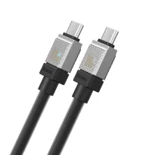 Кабель Baseus CoolPlay Series Fast Charging Data Cable Type-C to Type-C 100W 20V 5A 1m Чорний
