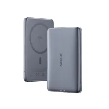 УМБ Baseus PicoGo AM41 Ultra-Slim Qi2 Magnetic 10000mAh 27W QC3.0+PD3.0 з функцією MagSafe и Qi2 15W Сірий