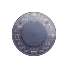 Бездротовий зарядний пристрій Baseus Simple 2 Wireless Charger з технологією Qi 15W Фіолетовий