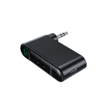 Bluetooth AUX аудиоадаптер Baseus AUX MP3 WAV авто адаптер ресивер магнитолы Черный