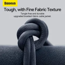 Кабель Baseus Crystal Shine Series Fast Charging Data Cable Type-C to Lightning PD 20W 2m Чорний