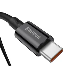 Кабель Baseus Superior Series Fast Charging Data Cable Type-C to Type-C 100W 20V 5A 1m Чорний