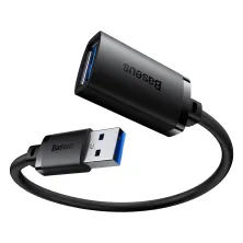 USB подовжувач Baseus AirJoy Series USB3.0 to USB3.0 Extension кабель 2м Чорний