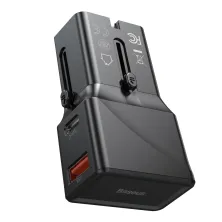 Сетевое зарядное устройство Baseus Universal Conversion PPS QC3.0+PD3.0 18W USB+Type-C 3A Универсальное Черный