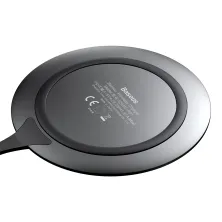 Беспроводное зарядное устройство Baseus Metal Wireless Charger с технологией Qi 10W Черный