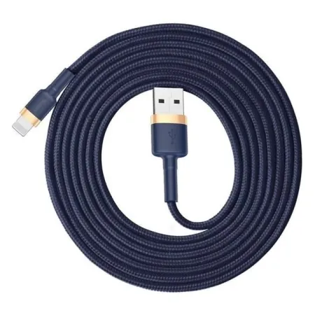 Кабель Baseus Cafule Cable USB to Lightning 1.5A 2m Синьо-Золотий