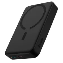 УМБ Baseus Magnetic Mini Wireless Fast Charge 2in1 10000mAh 30W 3A QC3.0+PD3.0 с Беспроводной зарядкой Qi 15W Черный
