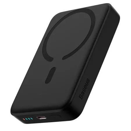 УМБ Baseus Magnetic Mini Wireless Fast Charge 2in1 10000mAh 30W 3A QC3.0+PD3.0 с Беспроводной зарядкой Qi 15W Черный