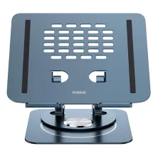 Підставка для ноутбука Baseus UltraStable Pro Series Rotatable and Foldable Laptop Stand на 2 шарнірах обертання 360° Сірий