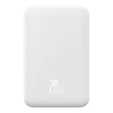 УМБ Baseus Magnetic Mini Wireless Fast Charge 2in1 20000mAh 20W 3A QC3.0+PD3.0 з Бездротовою зарядкою Qi 15W Білий