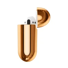 Чехол Baseus Shining hook Case для Apple AirPods/AirPods 2 Золотой