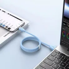 Кабель Baseus Jelly Liquid Silica Gel Series Fast Charging Data Cable USB to Type-C 100W 20V 5A 1.2m Синий