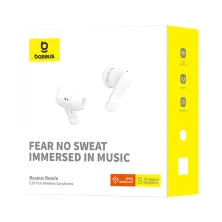 Бездротові навушники Bluetooth Baseus Bowie E20 True Wireless TWS Earphones Білий