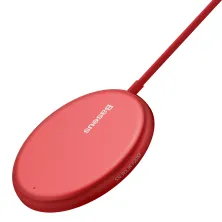 Бездротовий зарядний пристрій Baseus Simple Mini Magnetic з функцією MagSafe і Qi 15W Червоний