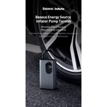 Компресор універсальний Baseus Energy Source Inflator Pump акумуляторний 7500mAh Сірий