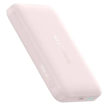 УМБ Baseus EnerFill FM11 Ultra-Mini Magnetic 2in1 10000mAh 22.5W 3A QC3.0+PD3.0 з Бездротовою зарядкою Qi 15W Рожевий