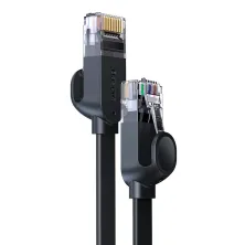 Кабель Baseus High Speed RJ45 Gigabit Network Cable Ethernet Плоский 10m Черный