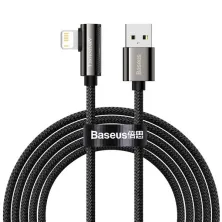 Кабель Baseus Legend Series Fast Charging Elbow Cable USB to Lightning 2.4A 2m Черный