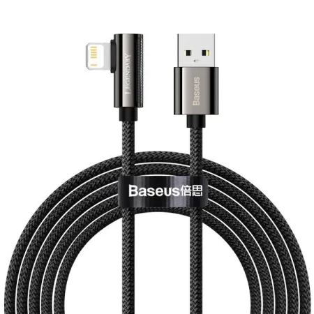 Кабель Baseus Legend Series Fast Charging Elbow Cable USB to Lightning 2.4A 2m Черный