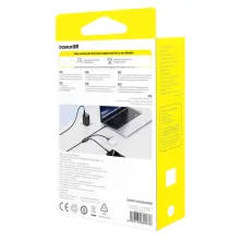 Кабель Baseus Flash Series 3 3-in-1 Fast Charging Data Cable  Type-C to Lightning+Type-C+Type-C 100W 1.5m Чорний