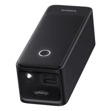 Пускозарядное устройство Бустер Baseus Super Energy Alpha Series Jump Starter 3in1 12V 6000mAh 600A с функцией Павербанка и LED фонарика Черный