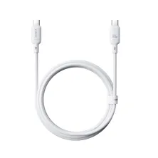 Кабель Baseus Silky Series Fast Charging Data Cable Type-C to Type-C 100W 20V 5A 1m Білий