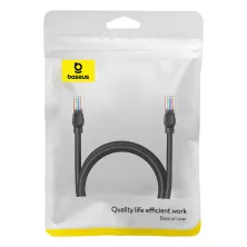 Кабель Baseus High Speed CAT5 RJ45 Gigabit Network Cable Ethernet Круглый 1.5m Черный