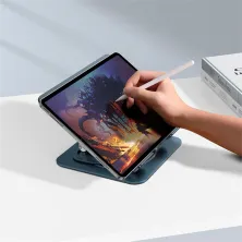 Подставка для ноутбука Baseus UltraStable Pro Series Rotatable and Foldable Laptop Stand на 3 шарнирах вращение 360° Серый