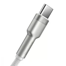 Кабель Baseus Cafule Metal Data Cable USB to Type-C 66W 11V 6A 2m Білий