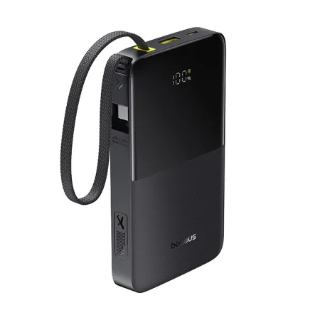 УМБ Baseus EnerFill FC51 Bipow2 Pro 10000mAh 22.5W 2.4A з технологією QC3.0+PD3.0 та Type-C кабелем 22.5W Чорний