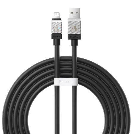 Кабель Baseus CoolPlay Series Fast Charging Cable USB to Lightning 2.4A 2m Чорний