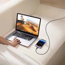 Кабель Baseus Discolor Series Fast Charging Data Cable USB to Lightning 2.4A 1m Чорний