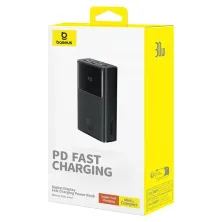 УМБ Baseus Star-Lord Digital Display 10000mAh 30W з технологією QC3.0+PD3.0 2USB+Type-C + Кабель USB to Type-C Чорний