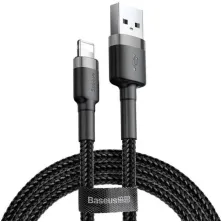 Кабель Baseus Cafule Cable USB to Lightning 2A 3m Чорний