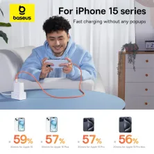 Кабель Baseus 0℃ Series Fast Charging Data Cable Type-C to Type-C 100W 20V 5A 2m Оранжевый