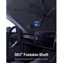 Солнцезащитный зонт автомобильный Baseus CoolRide Doubled-Layered Windshield Sun Shade Umbrella Mega Cluster Large Черный