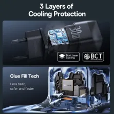 Сетевое зарядное устройство Baseus GaN5S Fast Charger 1C PD3.0 30W Type-C 3A Черный