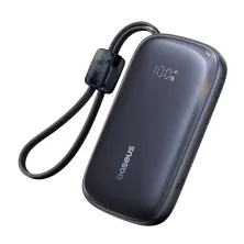 УМБ Baseus EnerFill FC21 Qpow 3 Ultra 10000mAh 45W с технологией QC3.0+PD3.0 + Кабель Type-C to Lightning Черный