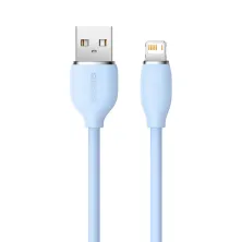 Кабель Baseus Jelly Liquid Silica Gel USB to Lightning 2.4A 1.2m Синій