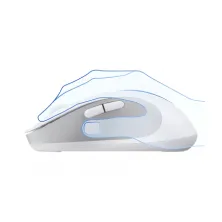Беспроводная мышка Baseus F02 Ergonomic Wireless Mouse 2.4G/BT5.2 1000-1600-2000-2400-4000dpi Белый