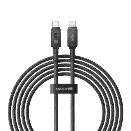 Кабель Baseus Unbreakable Series Fast Charging Data Cable Type-C to Type-C 100W 20V 5A 2m Чорний