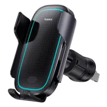Бездротовий автомобільний зарядний пристрій Baseus Milky Way Pro Wireless Charging Electric Car Mount з технологією Qi 15W Чорний