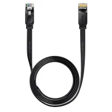 Кабель Baseus High Speed RJ45 Gigabit Network Cable Ethernet Плоский 2m Черный