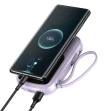 УМБ Baseus Q Pow 20000mAh 22.5W 5A с технологией QC3.0+PD3.0 и Type-C кабелем 22.5W Фиолетовый